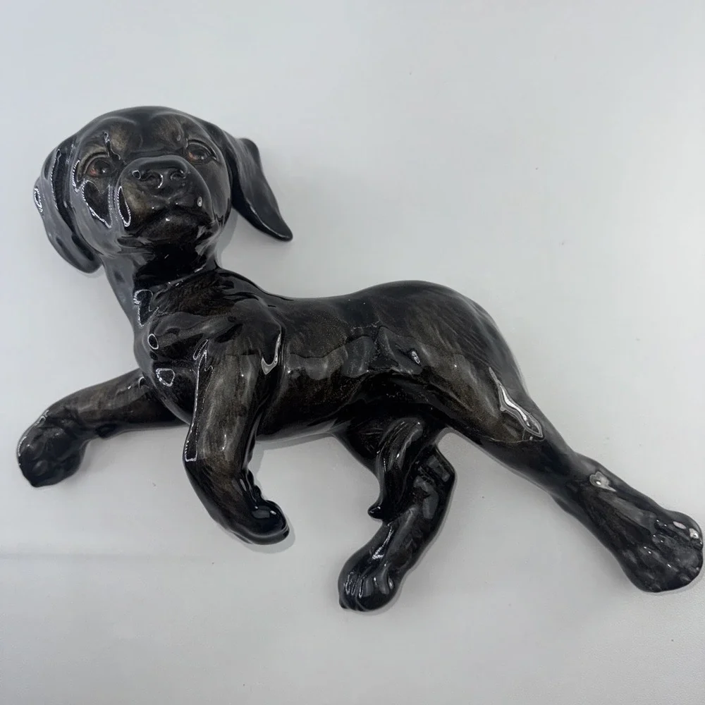 SUPER RARE Goebel Labrador Puppy Dog W Germany 30 038 12 LEG REPAIR